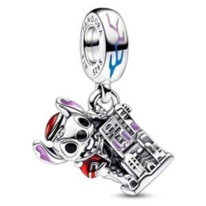 Paris Stitch Hollwood Tower of Terror Charm, Charm For Pandora Bracelet